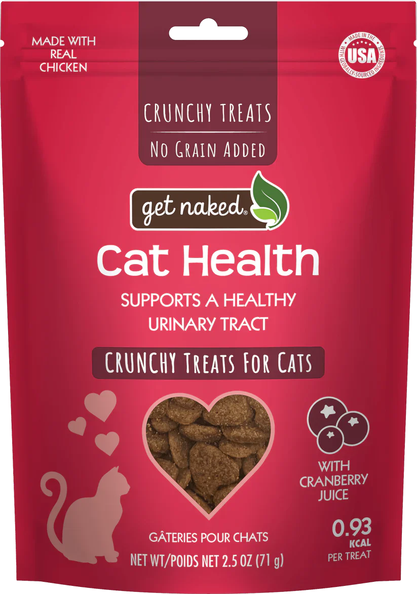 Get Naked Cat Health with Cranberry Juice Crunchy Treats - Budpants