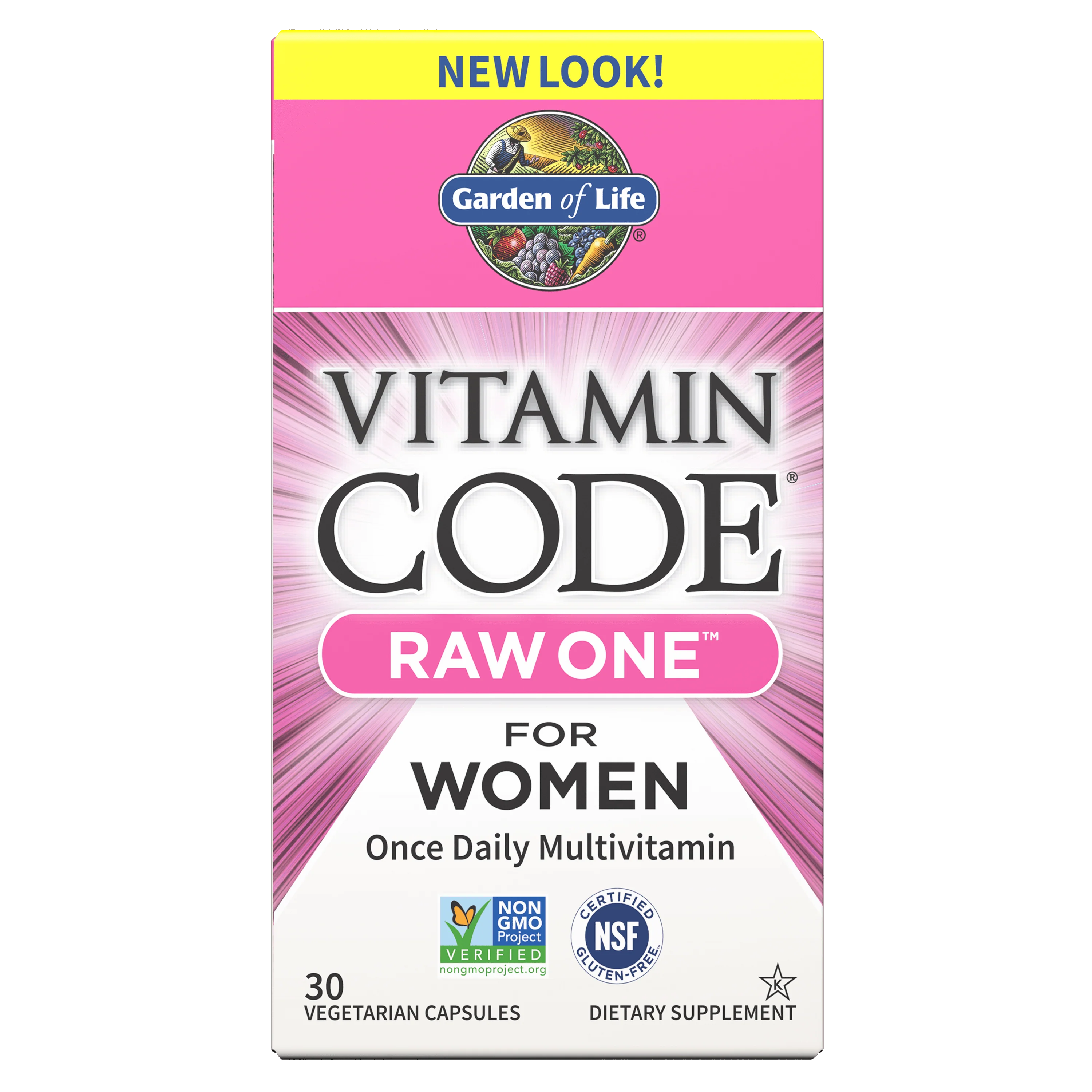 Garden of Life Vitamin Code Raw One Womens Multivitamin, 75 Count - Budpants