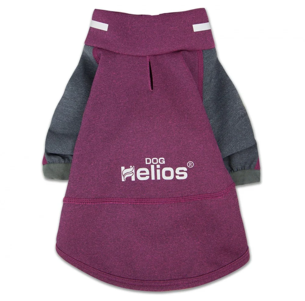 Pet Life Dog Helios Eboneflow Purple Flexible Performance Breathable Yoga Dog T-Shirt - Budpants