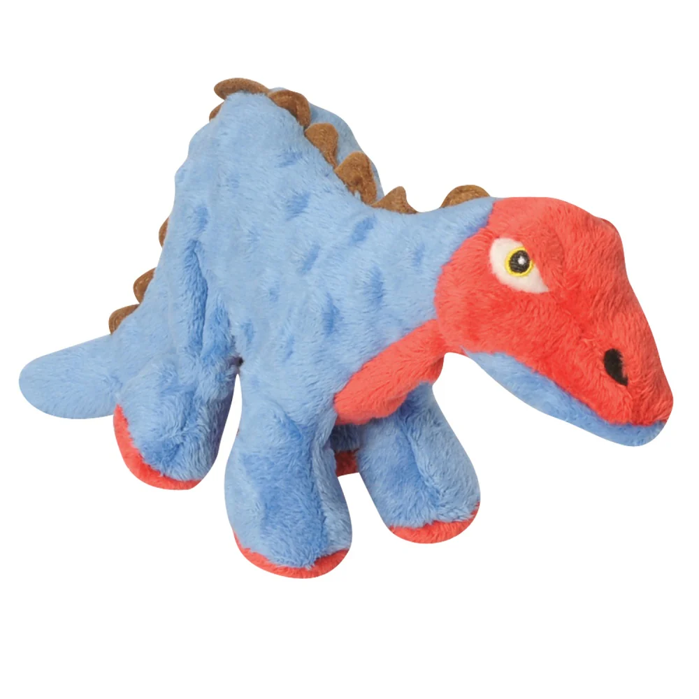 Go Dog Spike the Blue Stegosaurus Dog Chew Toy - Budpants