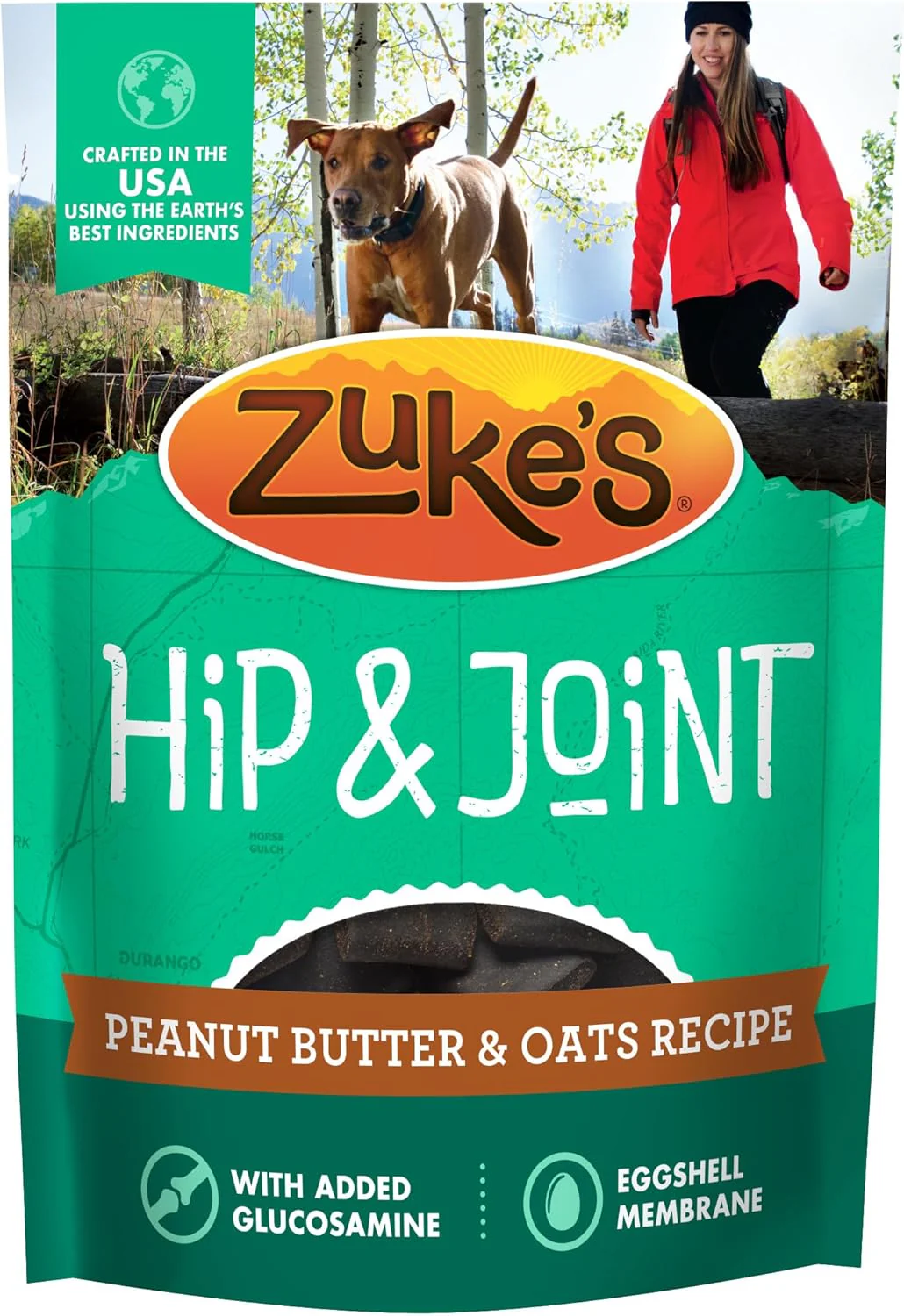 Zuke's Hip & Joint Peanut Butter & Oats Recipe Dog Treats - Budpants