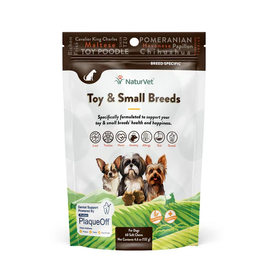 NaturVet Breed Specific Toy & Small Breed dog treats - Budpants