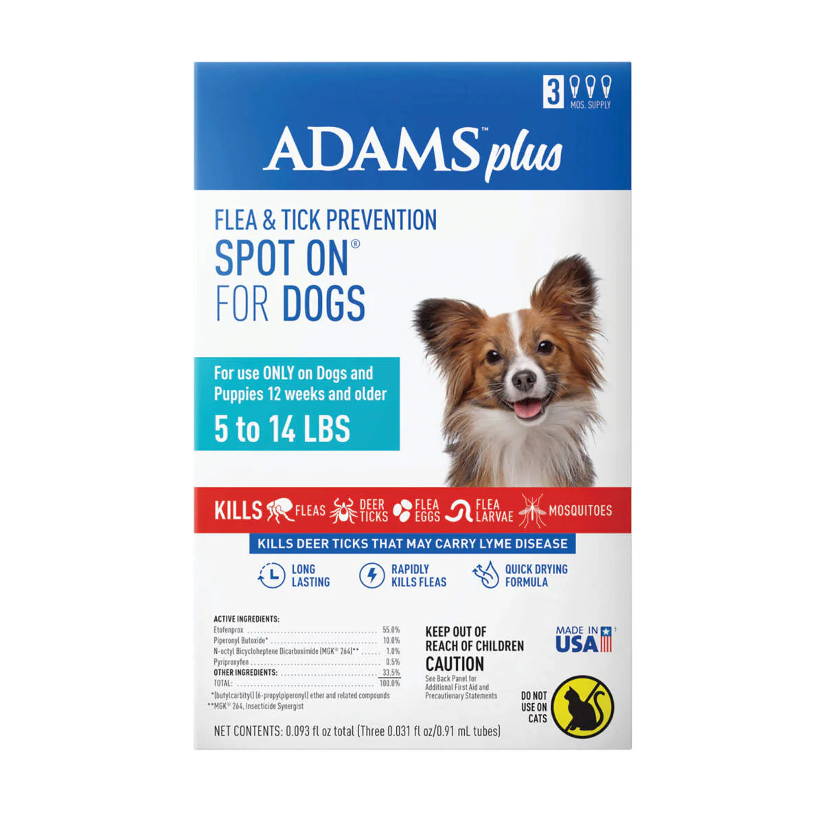 ADAMS Plus Flea & Tick Spot On for Dogs - Budpants