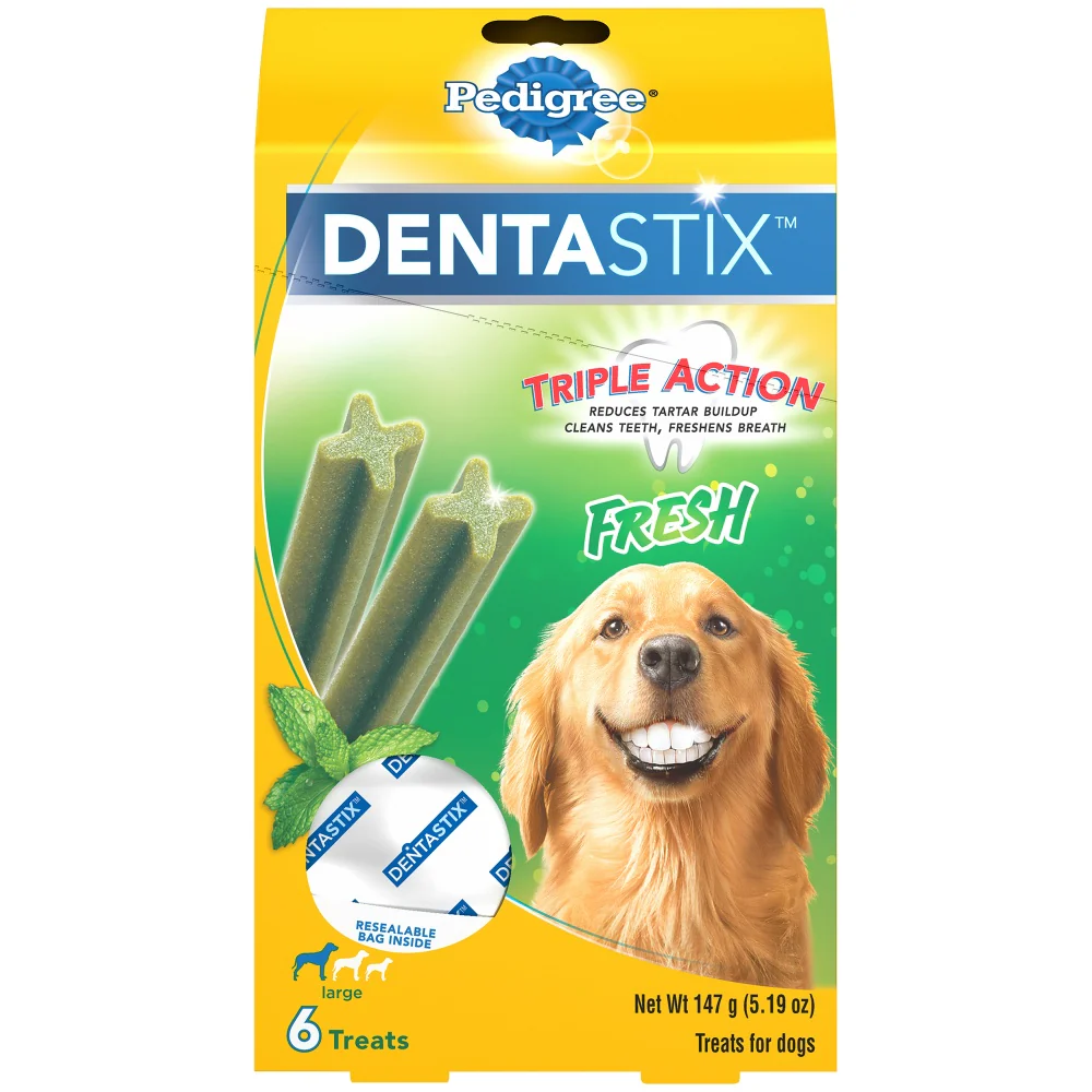 Pedigree Fresh Dentastix Large Dog Treats - Budpants