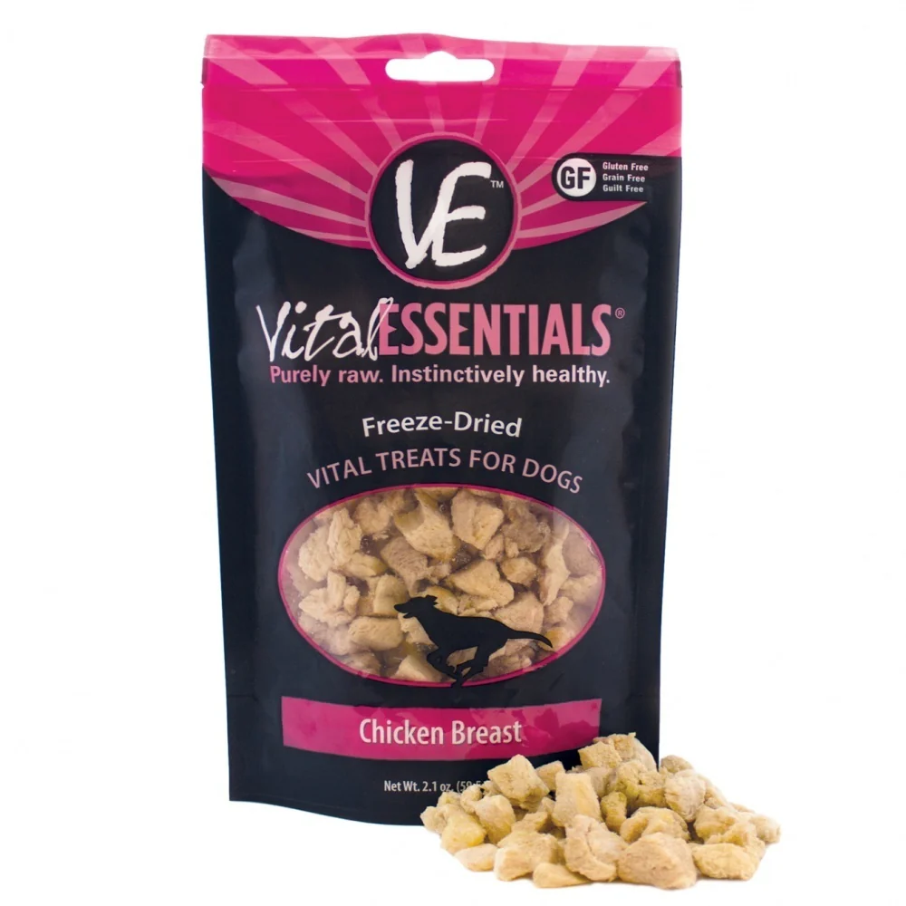 Vital Essentials Freeze Dried Chicken Breast Vital Treats for Dogs - Budpants