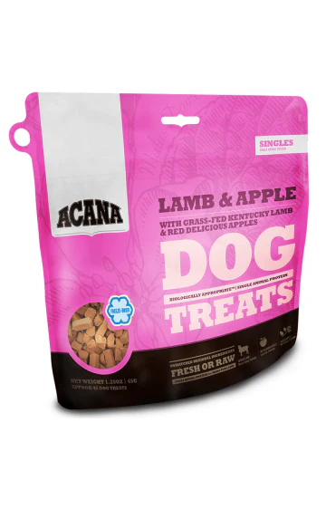 ACANA Singles Grain Free Limited Ingredient Diet Lamb and Apple Formula Dog Treats - Budpants