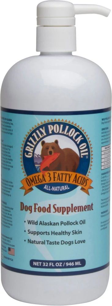 Grizzly Pollock Oil for Dogs - Budpants