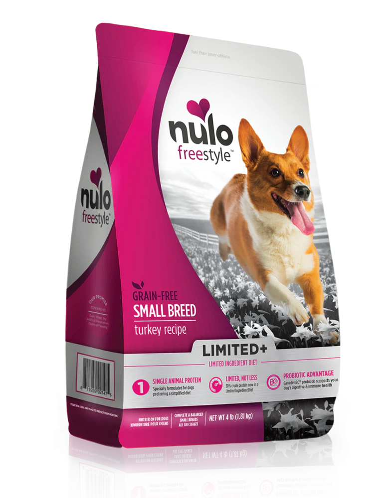 Nulo FreeStyle Limited+ Grain-Free Turkey Recipe Small Breed Puppy & Adult Dry Dog Food - Budpants