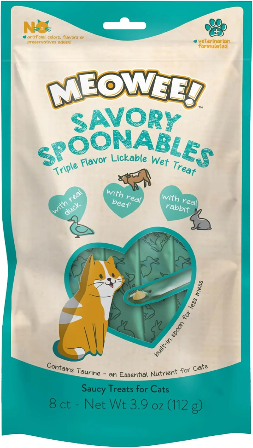 Meowee Savory Spoonables Duck, Beef & Rabbit - Budpants