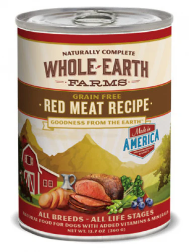 Whole Earth Farms Grain Free Red Meat Canned Dog Food - Budpants