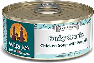 Weruva Funky Chunky Chicken Soup with Pumpkin Grain-Free Canned Dog Food - Budpants