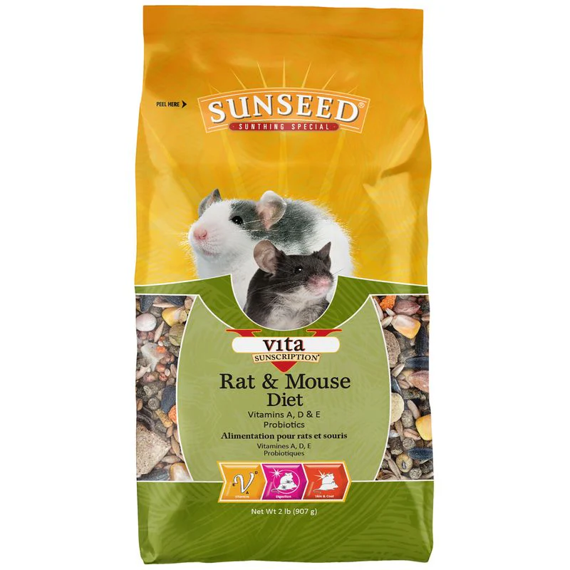 SUNSEED  VITA RAT & MOUSE FOOD 2LB - Budpants