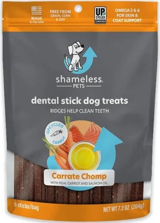 SHAMELESS K9 CARRATE CHOMP DENTAL STICKS 7 oz - Budpants