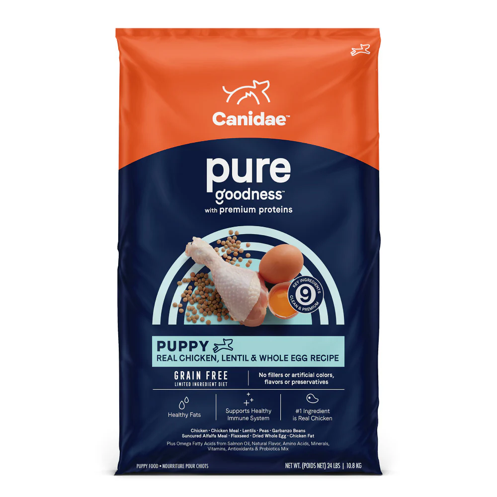 Canidae Pure Goodness PUPPY Real Chicken, Lentil & Whole Egg Recipe Dry Dog - Budpants