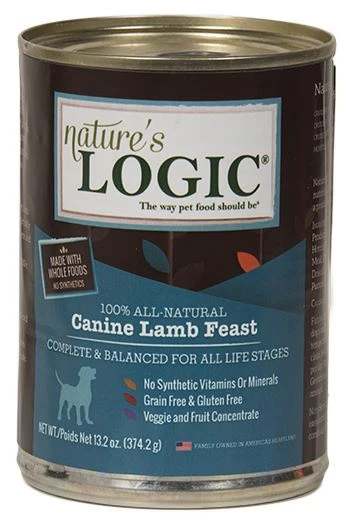 Nature's Logic Canine Grain Free Lamb Feast Canned Dog Food - Budpants