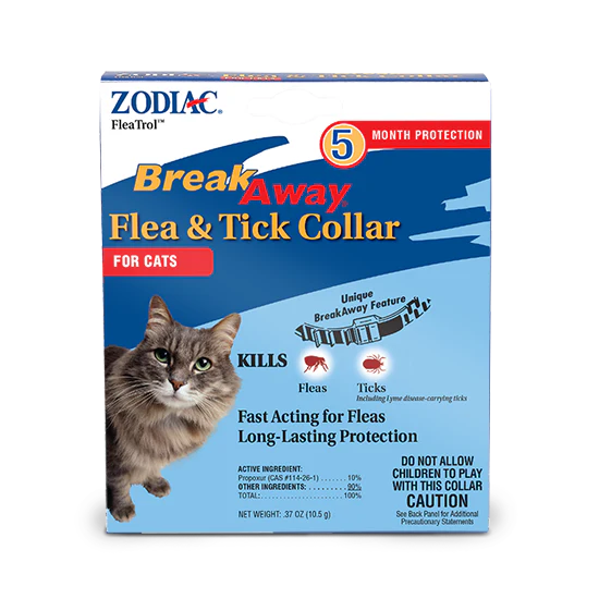 ZODIAC Breakaway Flea & Tick Collar for Cats - Budpants