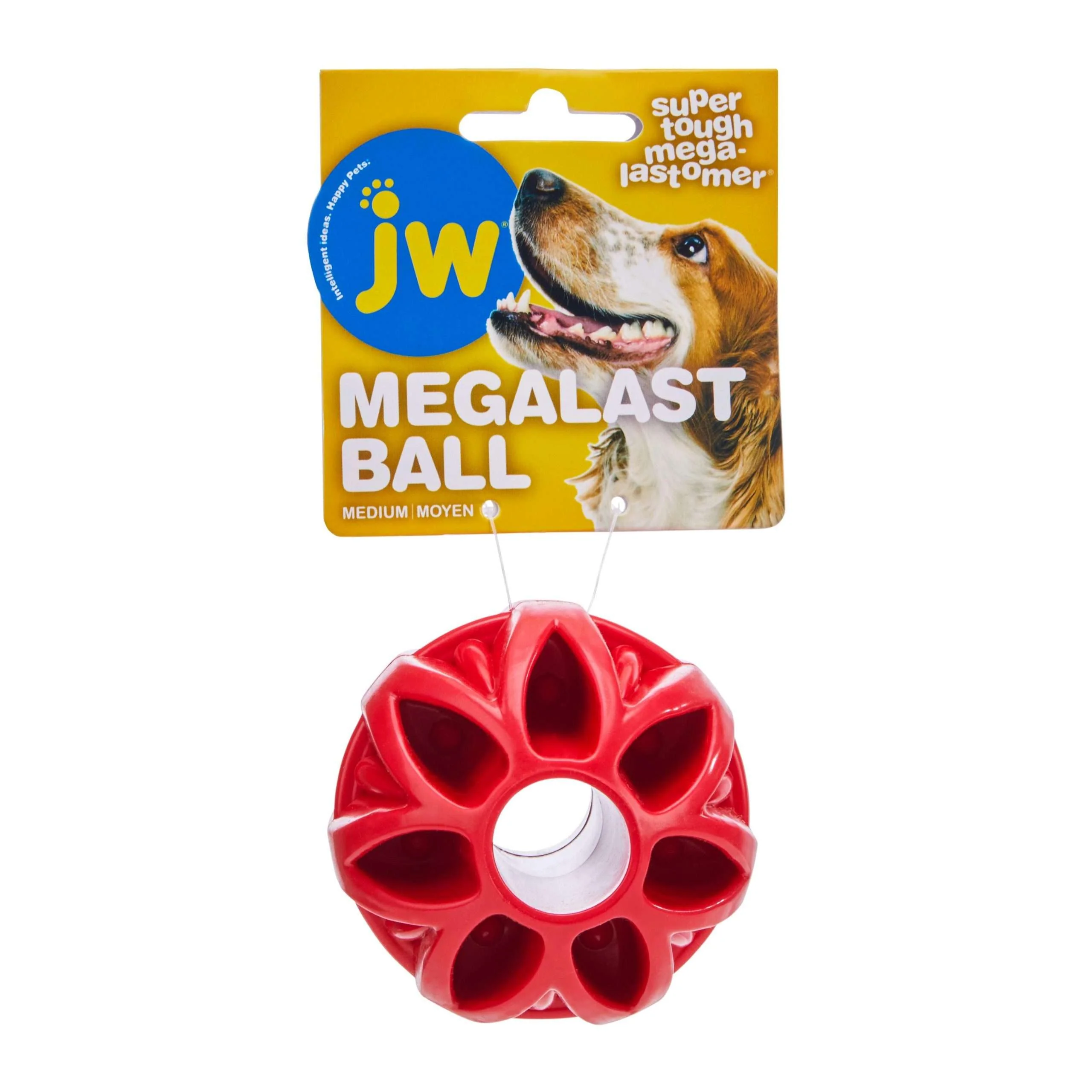JW Pet Megalast Ball Dog Toy, Color Varies - Budpants