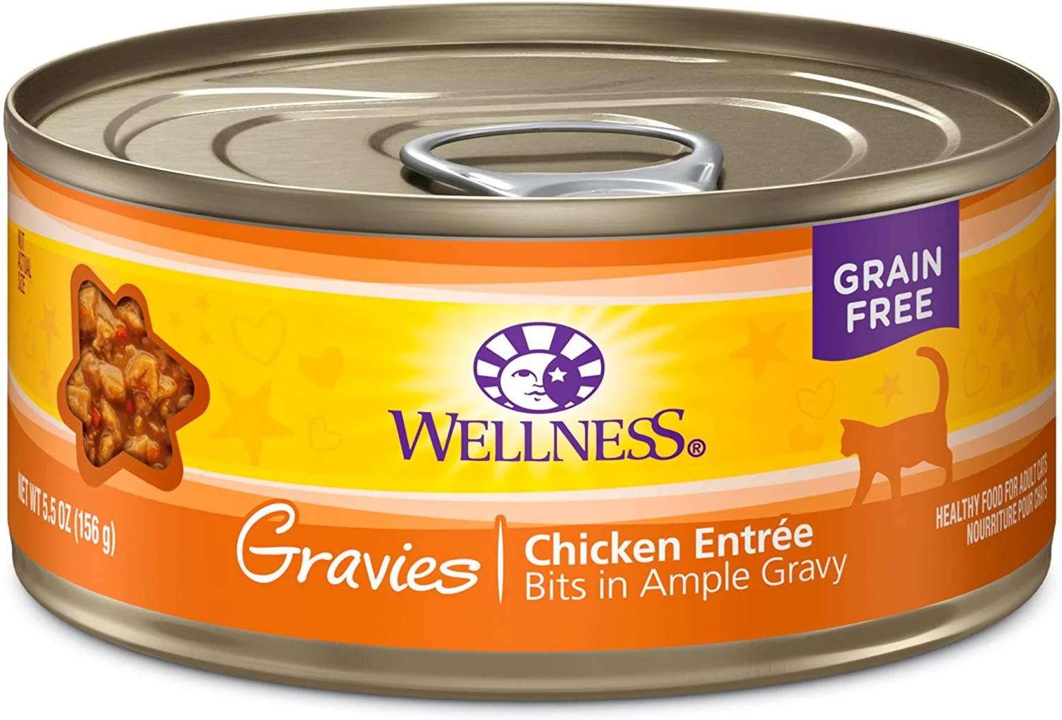 Wellness Natural Grain Free Gravies Chicken Dinner Canned Cat Food - Budpants