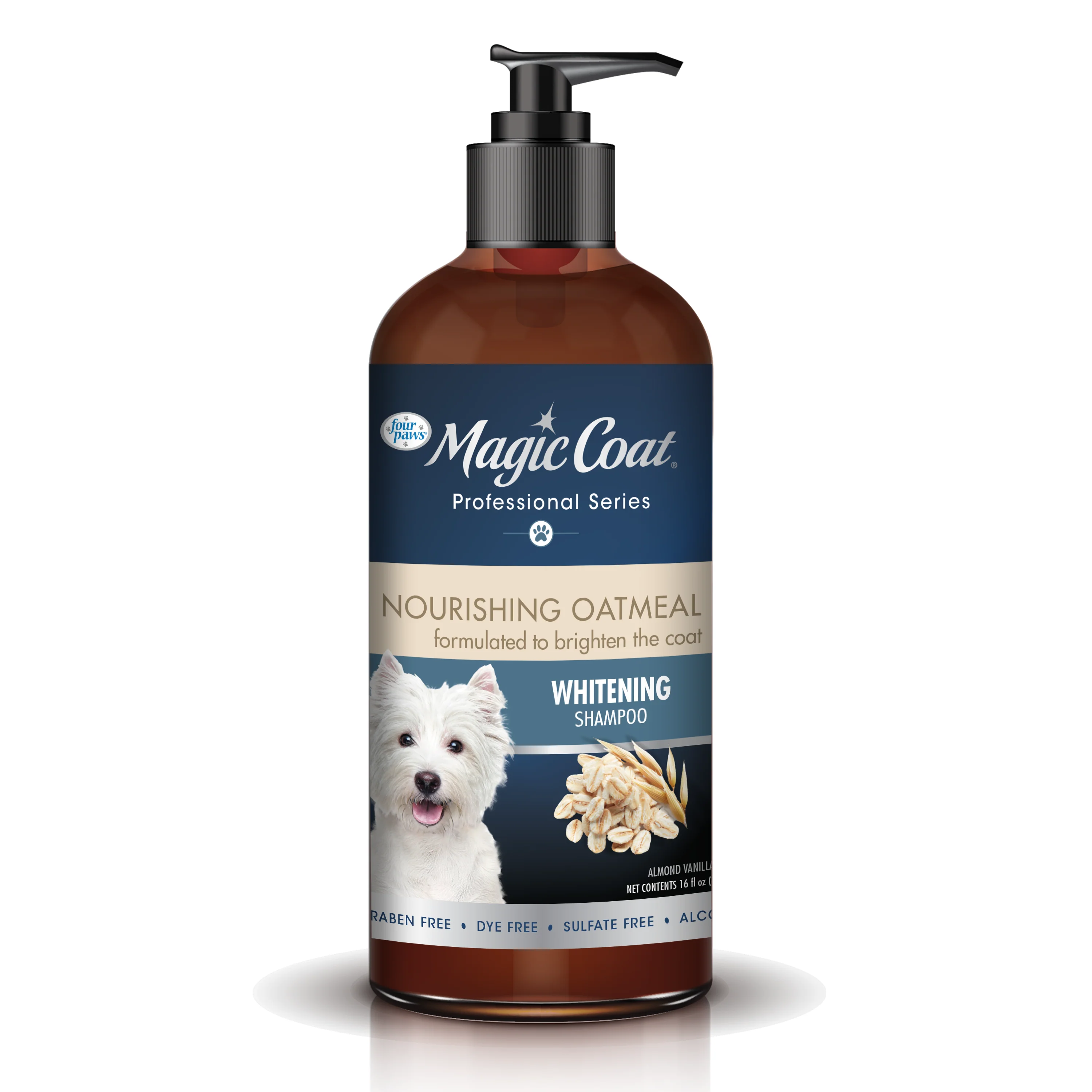 4 PAWS Magic Coat Professional Series Nourishing Oatmeal Dog Whitening shampoo - Budpants