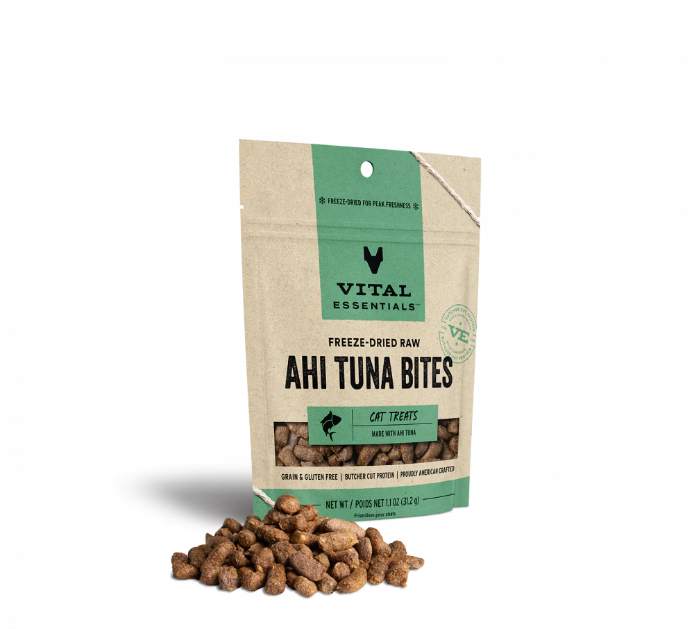 Vital Essentials Vital Cat Freeze Dried Ahi Tuna Cat Treats - Budpants