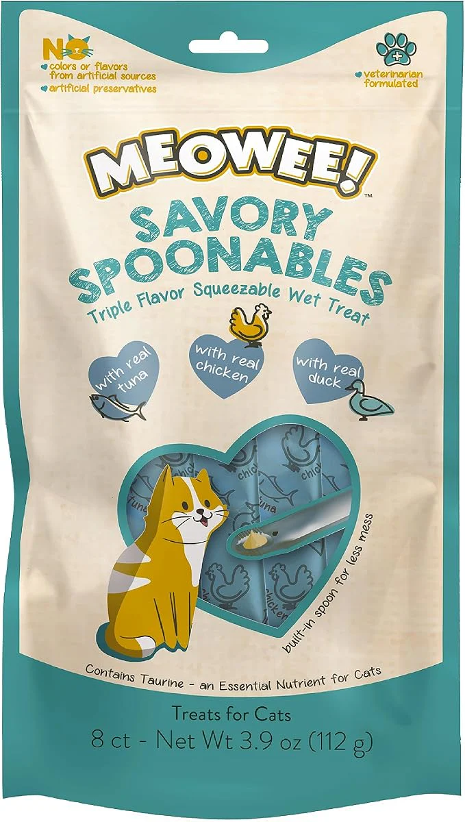 Meowee Savory Spoonables Tuna, Chicken & Duck - Budpants