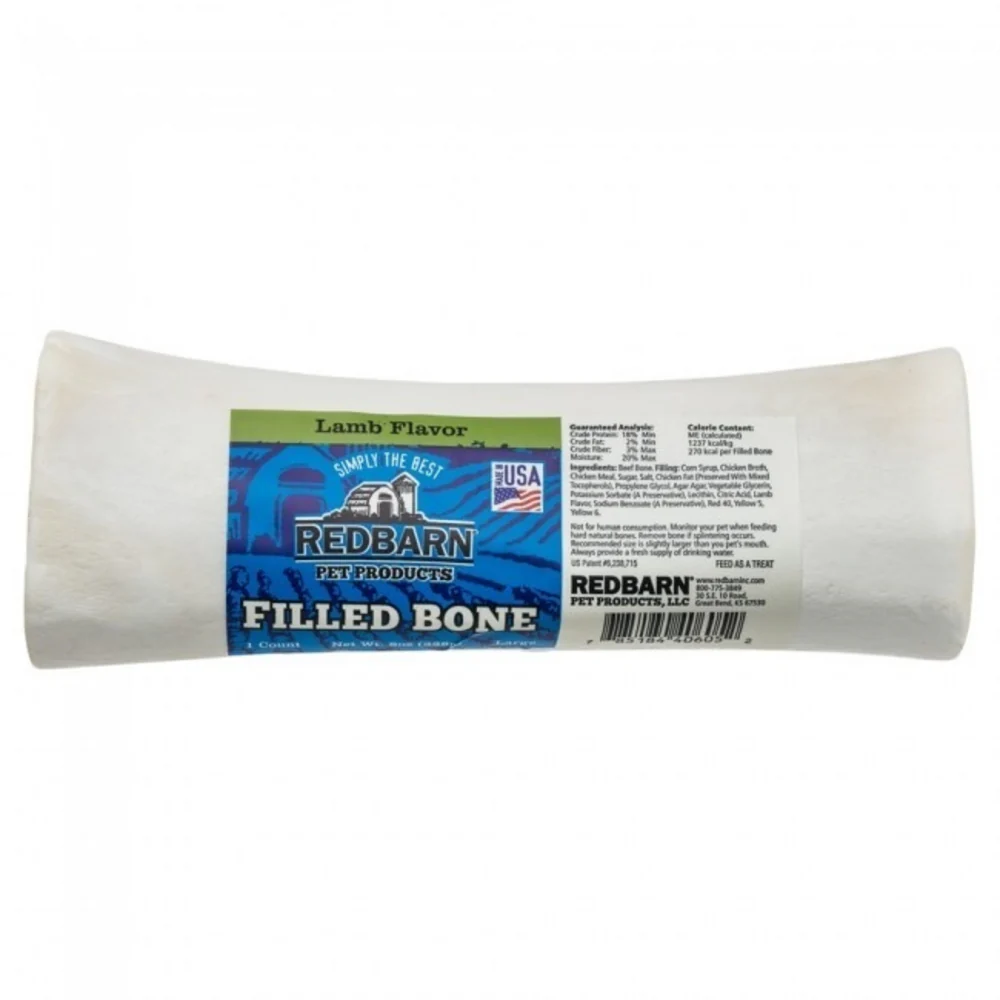 Redbarn Lamb Filled Bone Dog Treats - Budpants