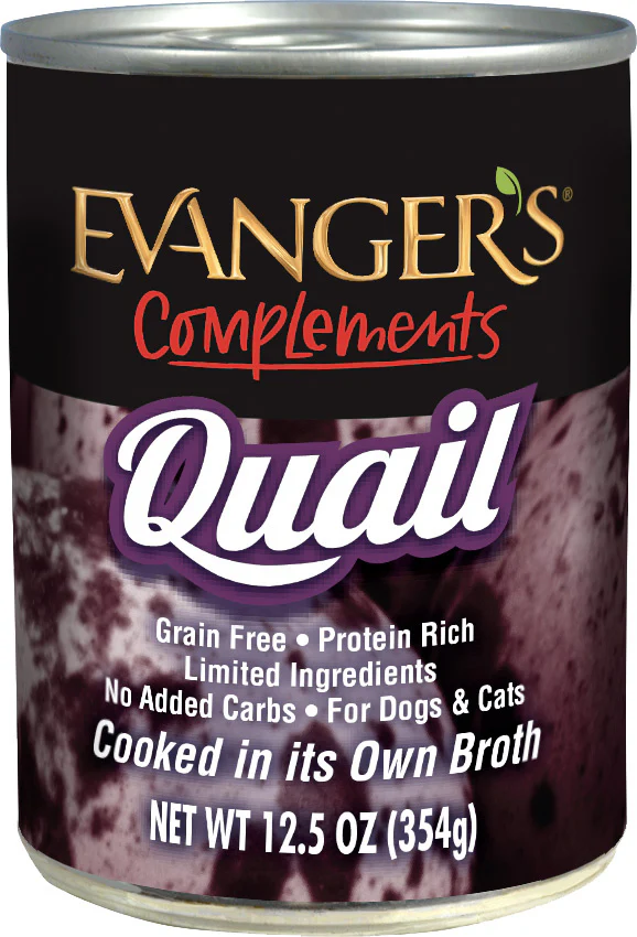 Evangers Grain Free Quail Canned Food for Dogs and Cats - Budpants