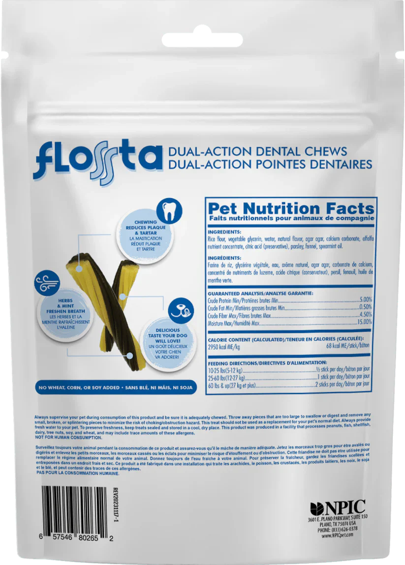 N-BONE FLOSSta MINT CHEWS for dogs - Budpants