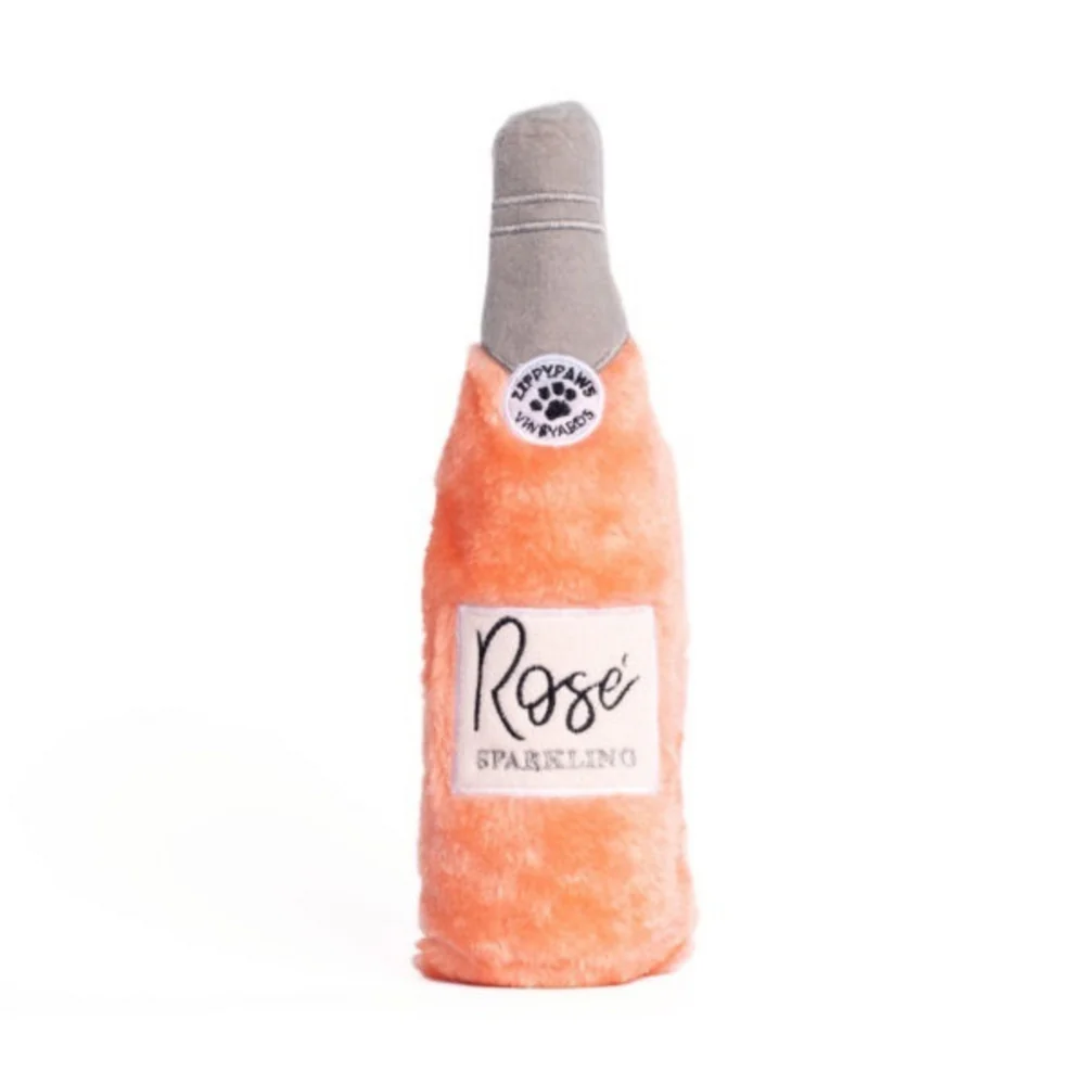 ZippyPaws Happy Hour Crusherz Rose Plush Dog Toy - Budpants