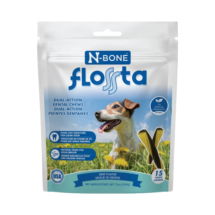 N-BONE FLOSSta MINT CHEWS for dogs - Budpants