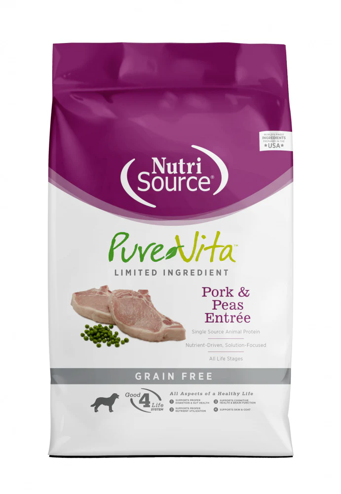 PureVita Grain Free Limited Ingredient Pork & Peas Recipe Dry Dog Food - Budpants
