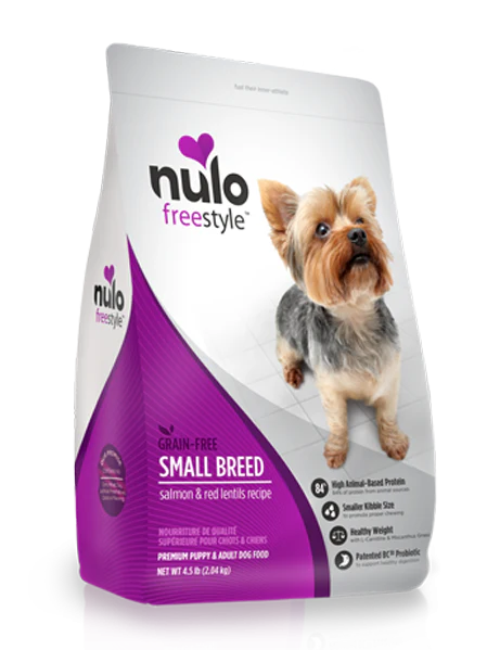Nulo Freestyle Grain Free Small Breed Salmon and Red Lentil Dry Dog Food - Budpants