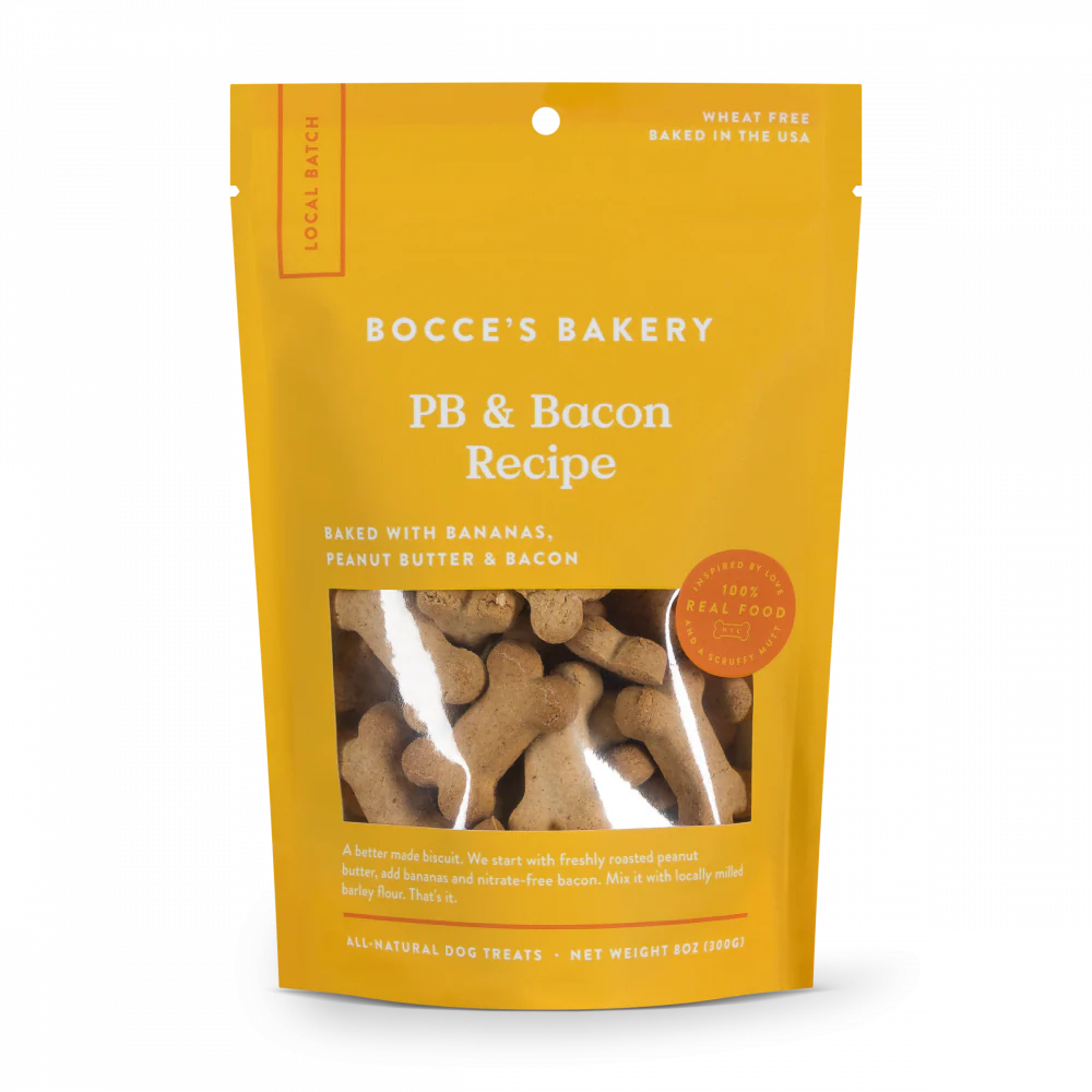 Bocce's Bakery Peanut Butter & Bacon All Natural Dog Biscuits - Budpants
