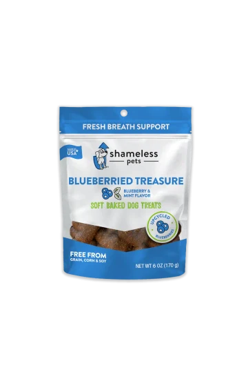 Shameless Dog Soft Baked Blueberry Treats 6oz - Budpants