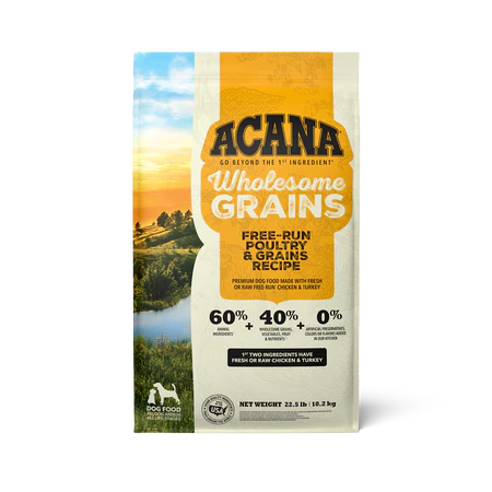 Acana Wholesome Grains, Free-Run Poultry & Grains Recipe dog food - Budpants