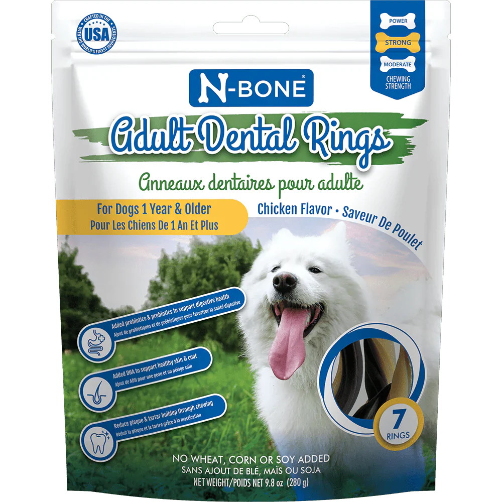 N-BONE ADULT DENTAL RINGS CHICKEN FLAVOR - Budpants
