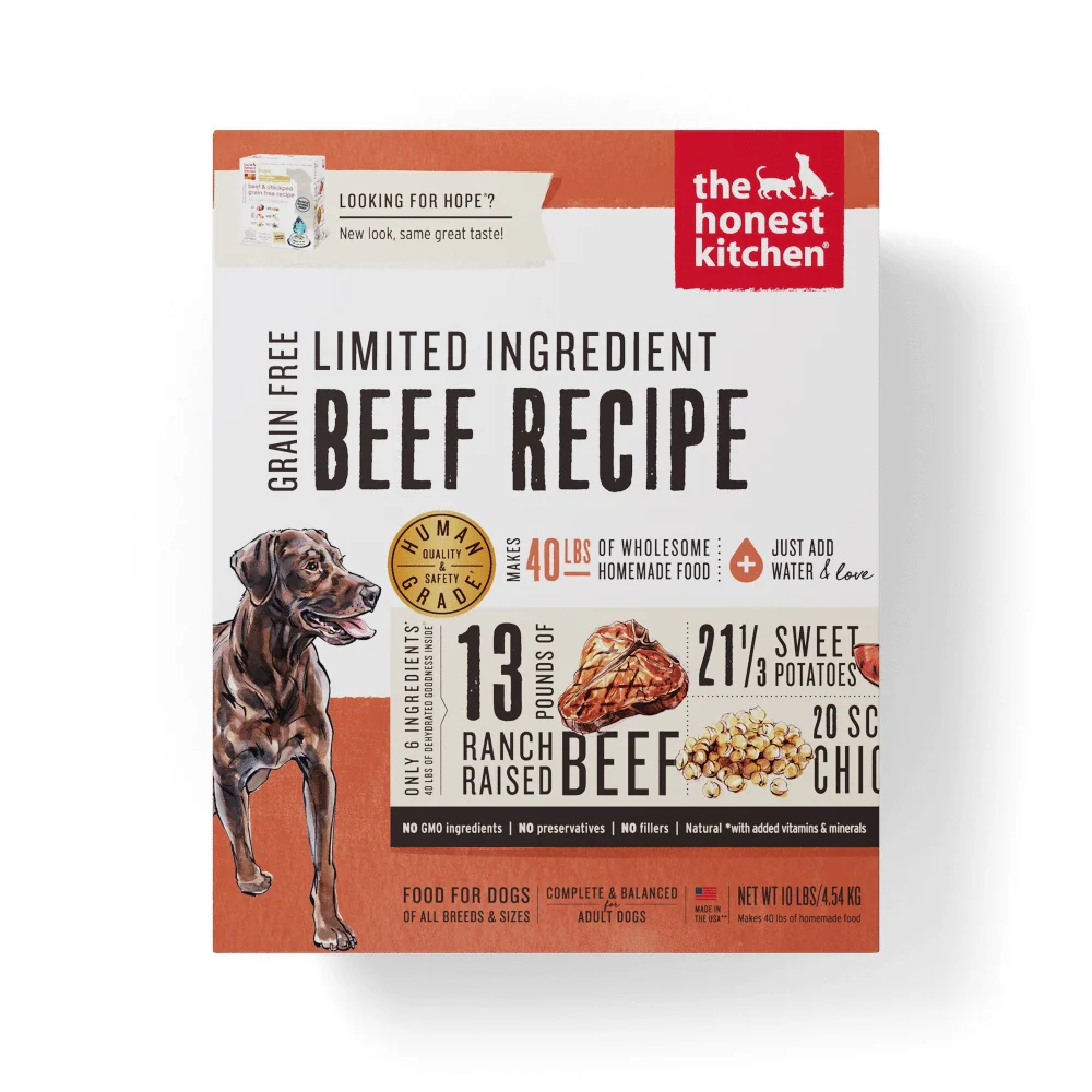The Honest Kitchen Grain Free Beef Recipe Dehydrated Dog Food - Budpants