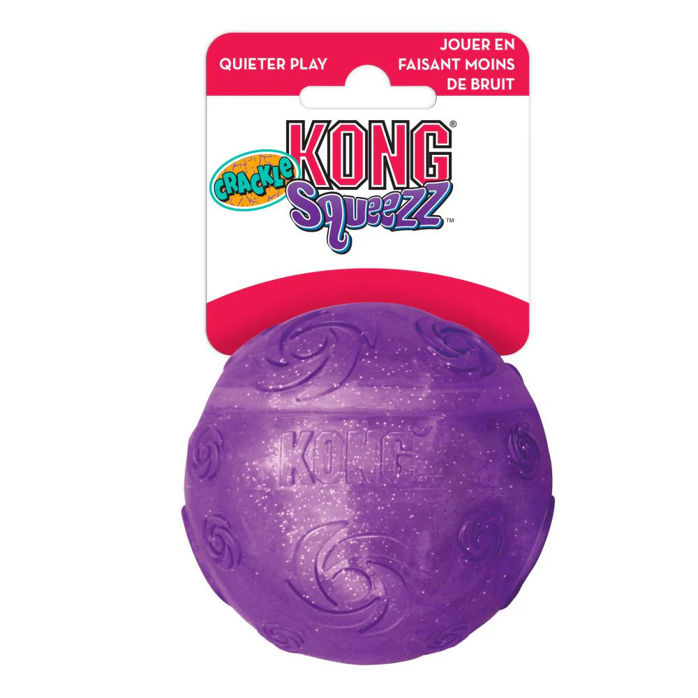 KONG Squeezz Crackle Ball Dog Toy - Budpants
