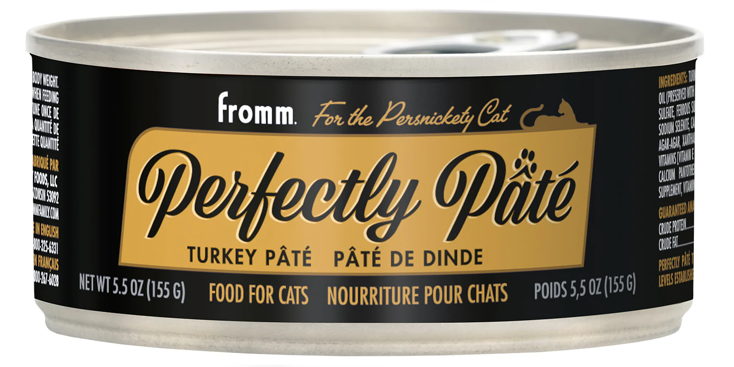 Fromm Cat Purrsnickety Perfectly Pate' Turkey Recipe 5.5oz - Budpants