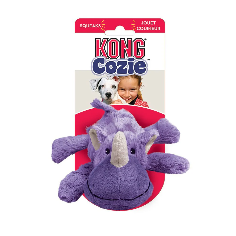KONG Rosie Rhino Cozie Plush Dog Toy - Budpants