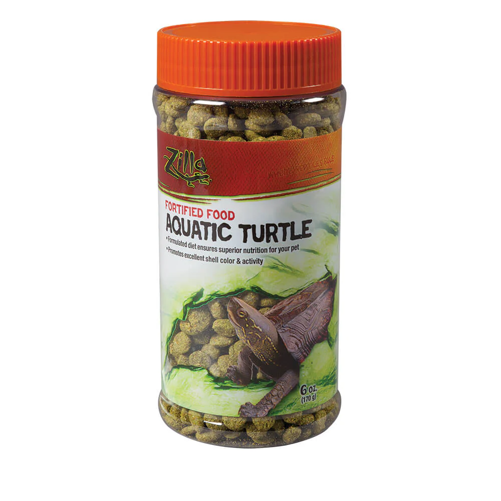 ZILLA AQUATIC TURTLE EXTRUDED FOOD PELLETS 6oz - Budpants