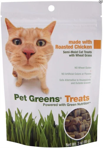 BellRock Cat Greens Semi Moist Roasted Chicken Cat Treats - Budpants