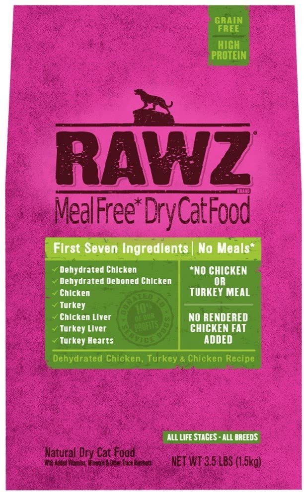 RAWZ Meal Free Dry Cat Food Chicken and Turkey - Budpants