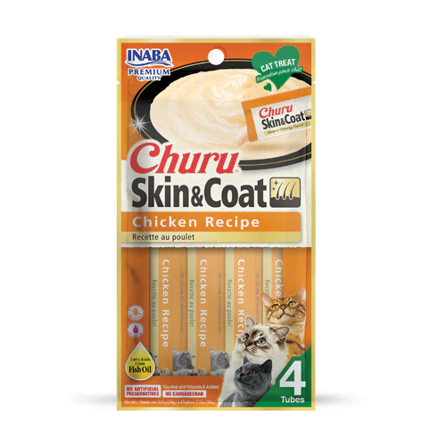 CHURU Skin & Coat Chicken Recipe Lickable Cat treats - Budpants