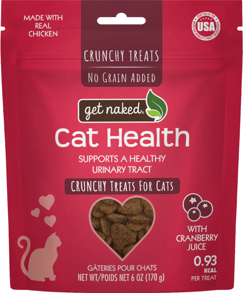 Get Naked Cat Health with Cranberry Juice Crunchy Treats - Budpants