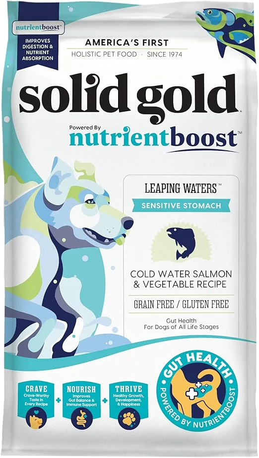 Solid Gold Nutrientboost Leaping Waters Adult Cold Water Salmon and Vegetable Recipe Dry Dog Food - Budpants