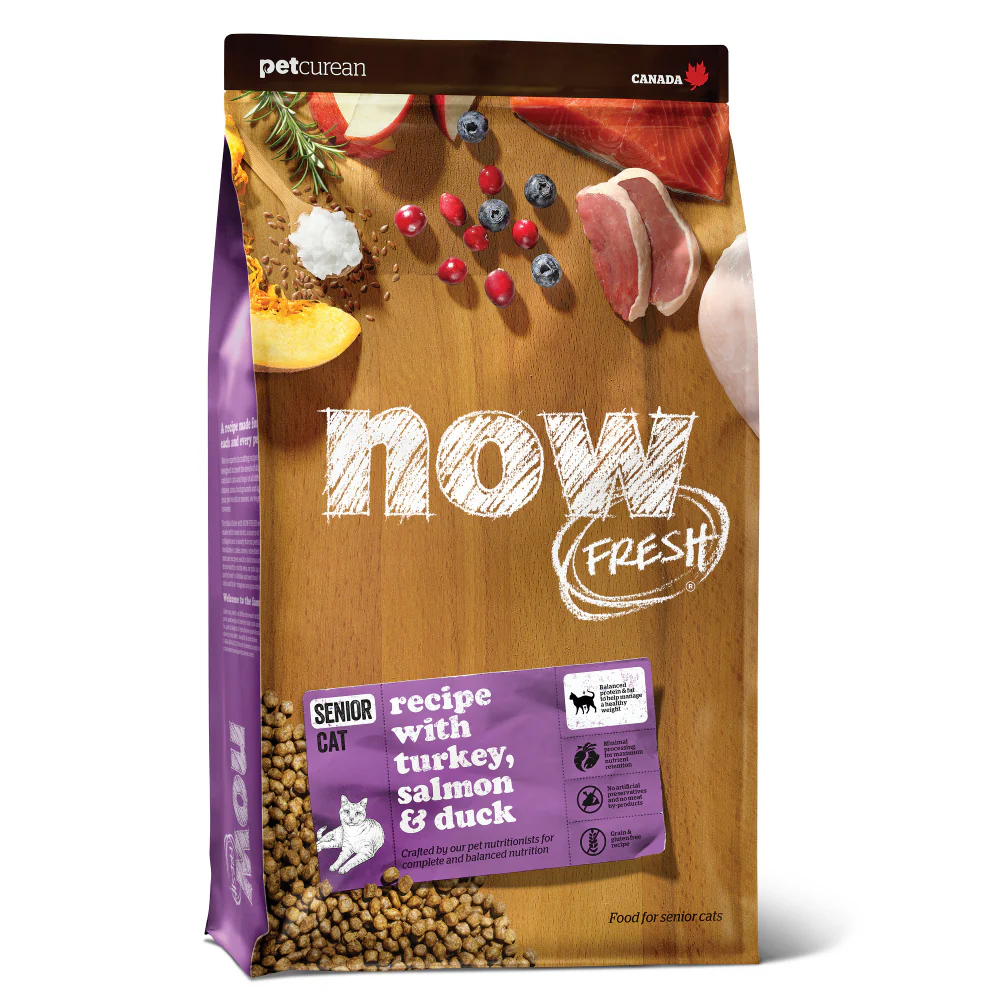 Petcurean Now! Fresh Grain Free Senior Recipe Dry Cat Food - Budpants