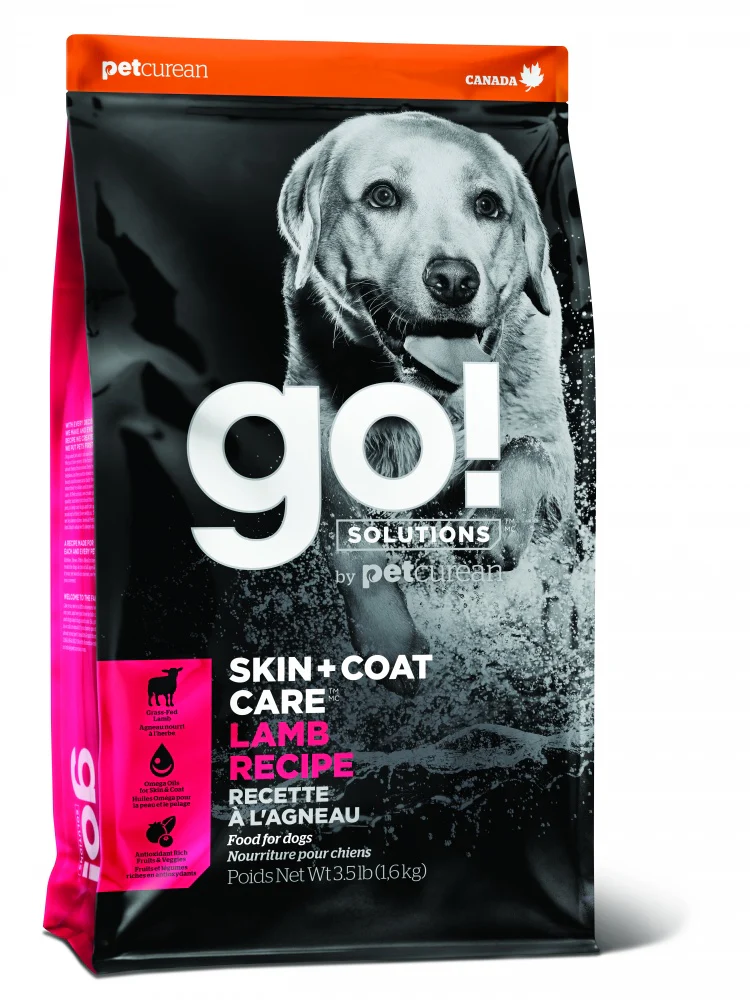 Petcurean Go! Solutions Skin + Coat Care Lamb Recipe Dry Dog Food - Budpants