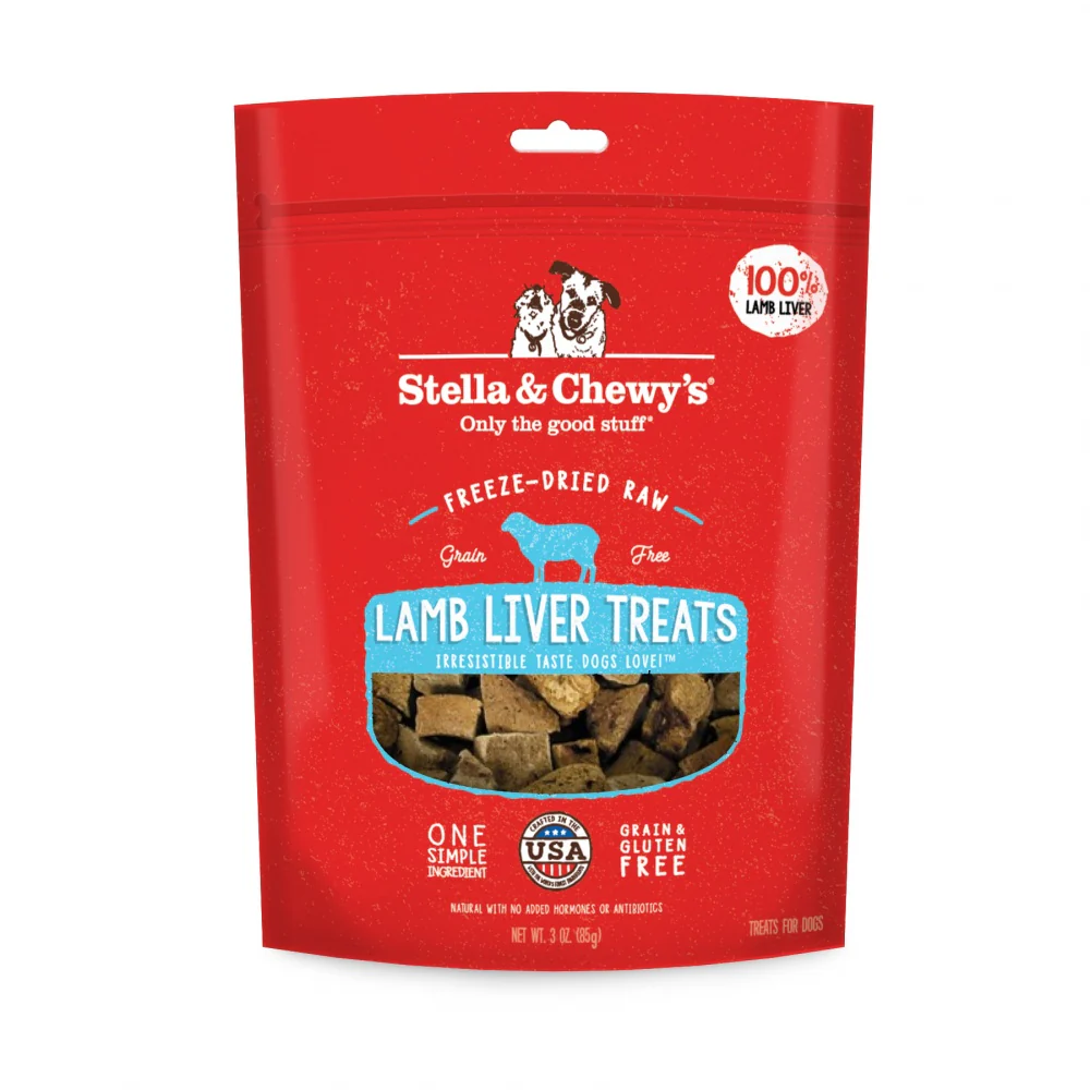 Stella & Chewy's Freeze-Dried Raw Lamb Liver Dog Treats - Budpants