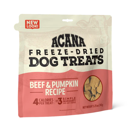 ACANA K9 BEEF & PUMPKIN FREEZE DRIED TREATS - Budpants